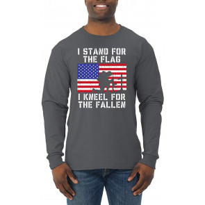 I Stand For The Flag I Kneel For The Fallen Americana/American T-Shirt