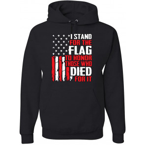 I Stand For The Flag To Honor Those Who Died For It Americana / American T-Shirt