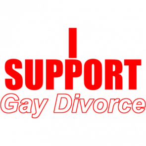 I Support Gay Divorce Tshirt