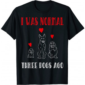 I Was Normal Fabulous Gift Pet Fan T-Shirt
