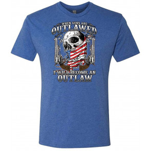 I Will Become An Outlaw - Gun Rights 2nd Amendment - Tri-Blend T-Shirt