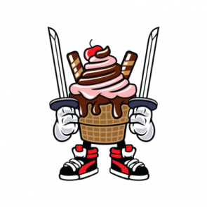 Ice Cream Ninja Vintage Tshirt