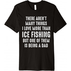 Ice Fishing Lucky Fisherman T-Shirt