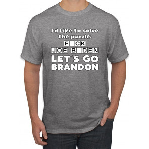 I'd Like To Solve The Puzzle Political T-Shirt