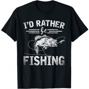 Id Rather Be Fishing T-Shirt