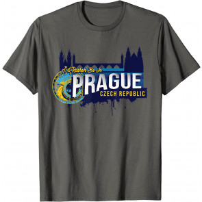 I'd Rather Be In Prague Czech Republic Vintage Souvenir T-Shirt