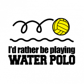 Id Rather Be Playing Water Polo Tshirt