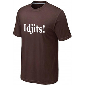 Idjits Funny Fashion Print T-Shirt