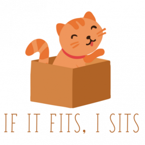 If It Fits I Sits Funny Cat Tshirt