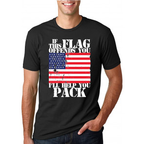 If This Flag Offends You I'll Help You Pack T-Shirt