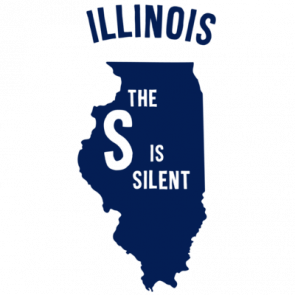 Illinois  The S Is Silent  Illinois Tshirt