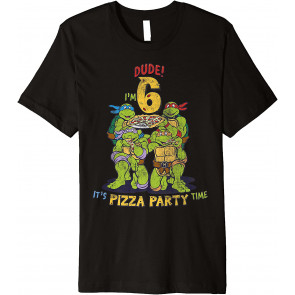 I'm 6 Dude Pizza Birthday Party T-Shirt