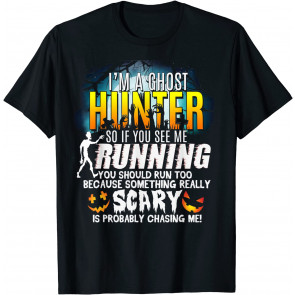 Im A Ghost Hunter Scary Pumpkin Halloween EVP T-Shirt