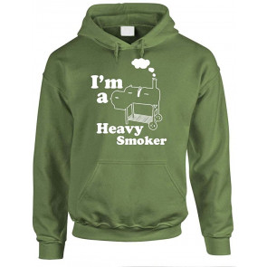 I'm A Heavy Smoker - BBQ Barbecue Meat Food - T-Shirt