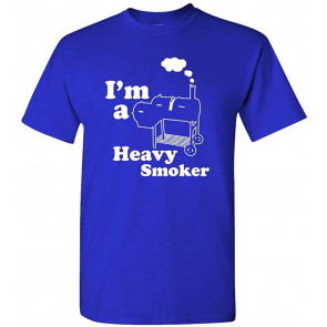 I'm A Heavy Smoker - BBQ Barbecue Meat Food - T-Shirt