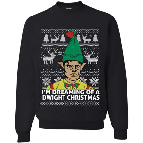 I'm Dreaming Of A Dwight Christmas Ugly Christmas  T-Shirt