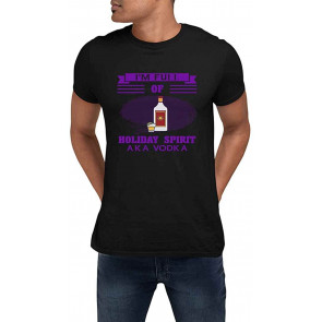 Im Full Of Holiday Spirit Vodka Black T-Shirt