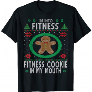 I'm Into Fitness Ugly Christmas Gingerbread Man T-Shirt