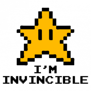 Im Invincible  Super Mario Bros Tshirt