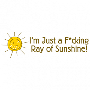 Im Just A Fcking Ray Of Sunshine Tshirt  T-Shirt