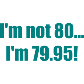 Im Not 80 Im 7995 80th Birthday Shirt