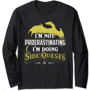 I'm Not Procrastinating I'm Doing Side Quests - RPG Gamer T-Shirt