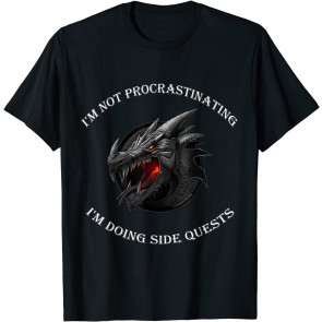 I'm Not Procrastinating I'm Doing Side Quests RPG Gamer T-Shirt