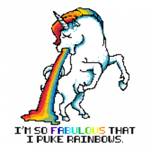 Im So Fabulous That I Puke Rainbows Tshirt