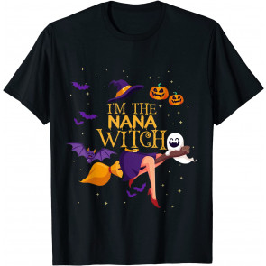I'm The NANA Witch Halloween Pumpkin Group Costume Gift T-Shirt