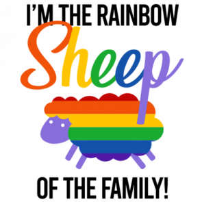 Im The Rainbow Sheep Of The Family  Gay Pride Tshirt