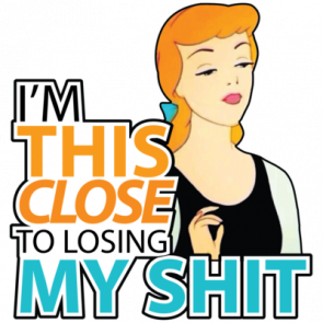 Im This Close To Losing My Shit  Funny Ladies Tshirt