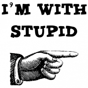 Im With Stupid  Funny Tshirt