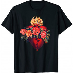 Immaculate Heart Of Mary Vintage Blessed Catholic Sorrows T-Shirt