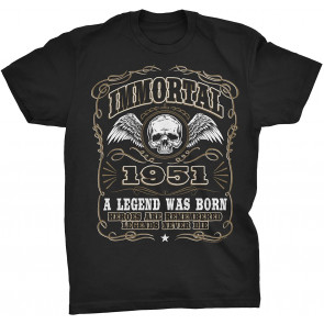 Immortal 1951 A Legend Was Born T-Shirt