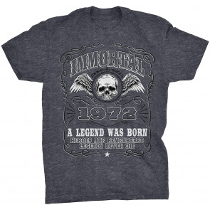 Immortal 1972 A Legend Was Born T-Shirt
