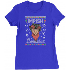 Impish Or Admirable Belsnickle Schrute Farm Womens T-Shirt