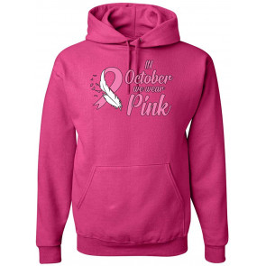 In October We Wear Pink Breast Cancer Awareness T-Shirt