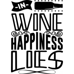 In Wine Happiness Lies T-Shirt