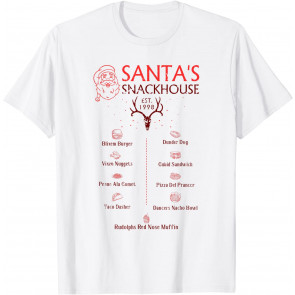 Inappropriate Christmas Reindeer Hunter Santa Deer Meat T-Shirt