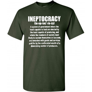 Ineptocracy Election Government Political T-Shirt