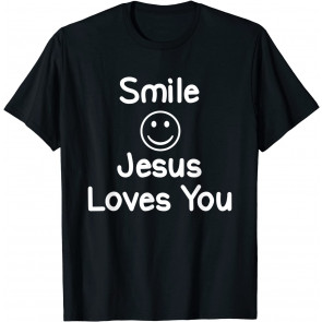 Inspirational Smile Jesus Loves You T-Shirt