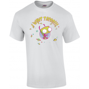 Invader Zim GIR Wants Tacos T-Shirt