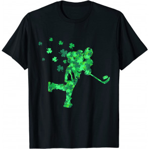 Irish Hockey Player Shamrock T-Shirt