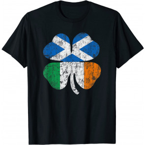 Irish Scottish Flag Ireland Scotland St Patricks Day T-Shirt