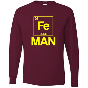 Iron Periodic Table Man T-Shirt