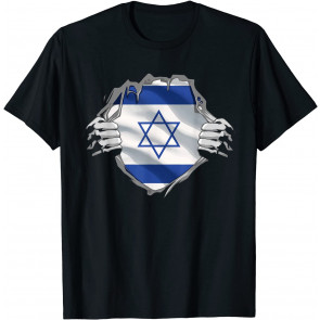 Israel Roots Flag Patriotic Israeli Heritage Patriot Day T-Shirt