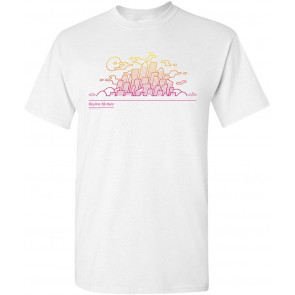 Italic Skyline Gege Artworks Art T-Shirt