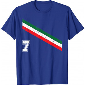 Italy Soccer Number 7 Italian Football Italia Sports Lover T-Shirt