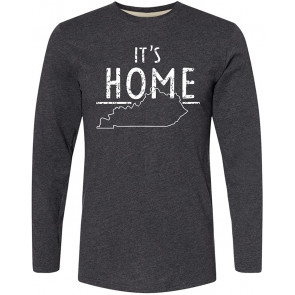 It's Home- State Of Kentucky Outline Distressed T-Shirt
