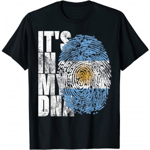 It's In My DNA Argentinian Cool Hispanic Gift Argentina Flag T-Shirt